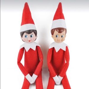 Boy & Girl Elf on the Shelf