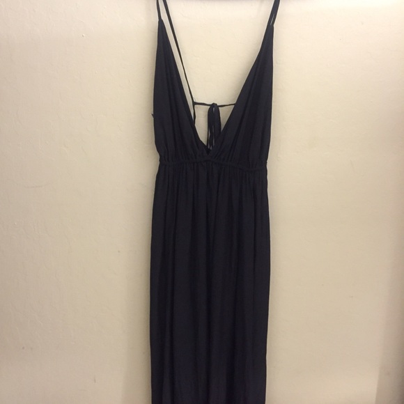 Foreign Exchange navy blue maxi dress