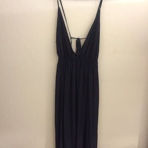 Foreign Exchange navy blue maxi dress