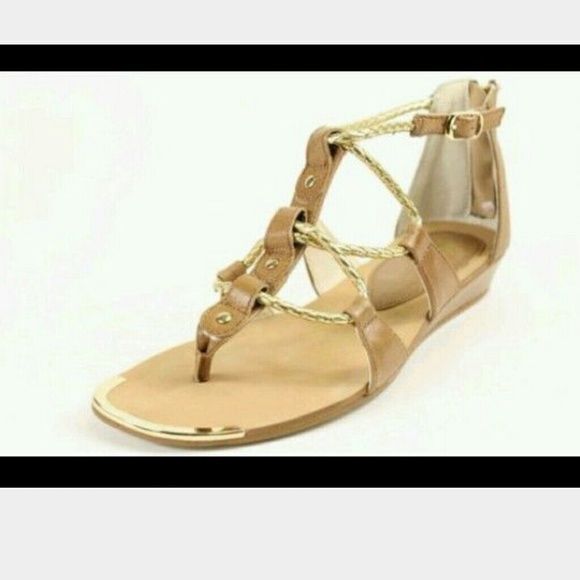 isola gold sandals