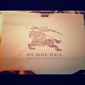Burberry medium paper bag