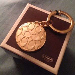 Coach Locket Key Chain