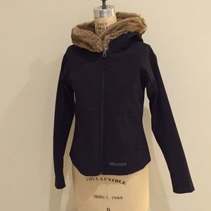Marmot Fur-Trimmed Jacket