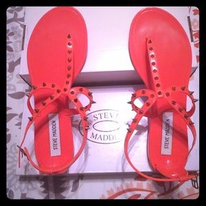Jelybely coral sandals
