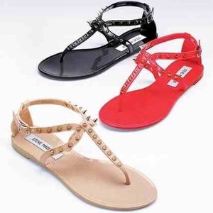 Jelybely black spiked sandals