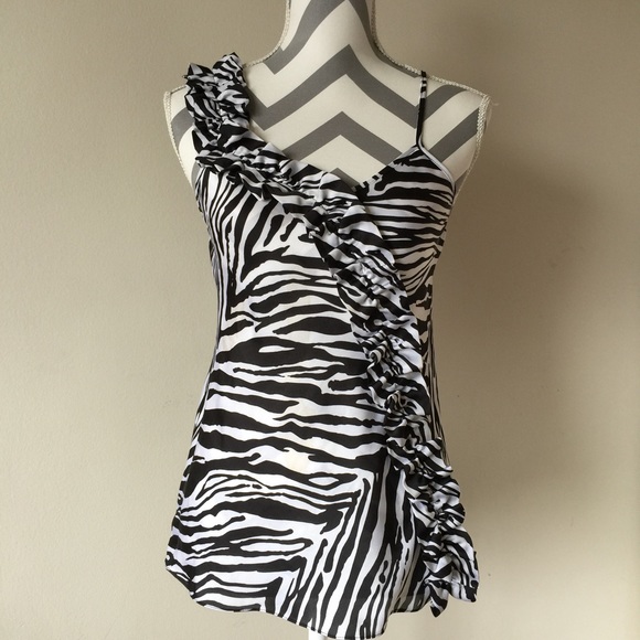 Express Zebra Striped Top