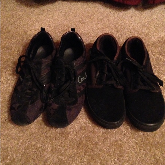 Used Vans and Coach Shoes