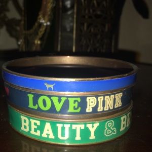 Vs pink bangle bracelets
