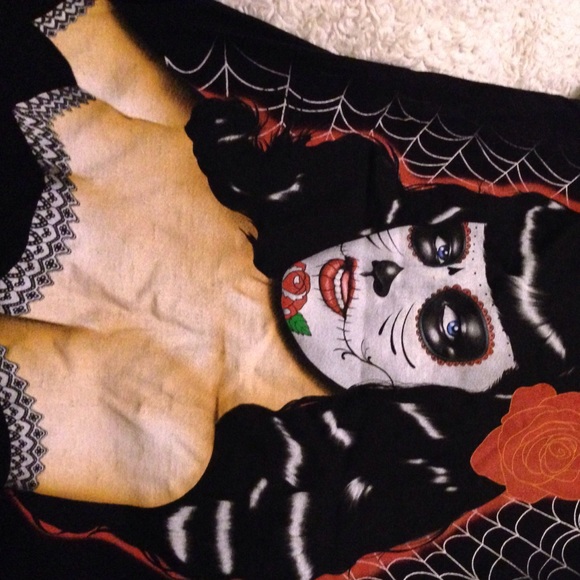 Day of dead girl shirt - Picture 2 of 2
