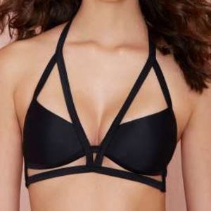 Cage haulter bikini top
