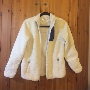 Warm, soft, sheep coat jacket