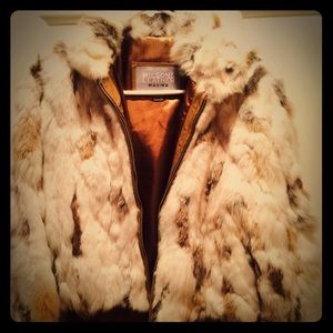 100% real fur coat with Satin lining