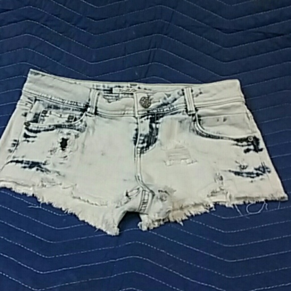 Denim shorts