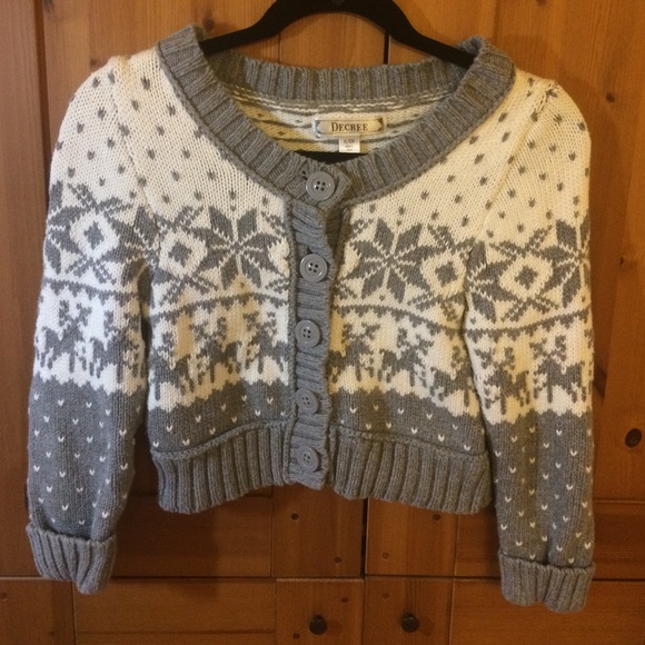 Super cute knit button up sweater