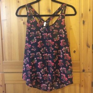 Cute floral tank top