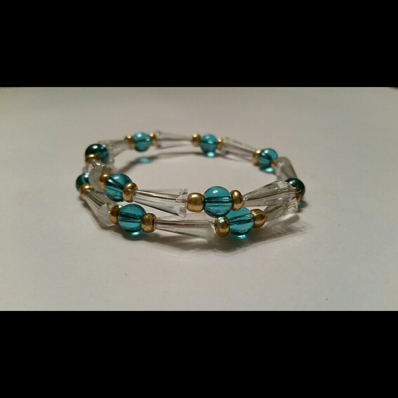 Beaded bracelet wrap