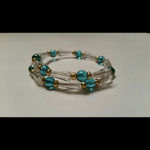 Beaded bracelet wrap