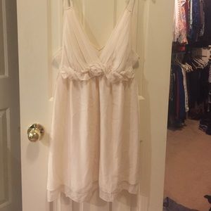 Cream Babydoll Nighty - Size L