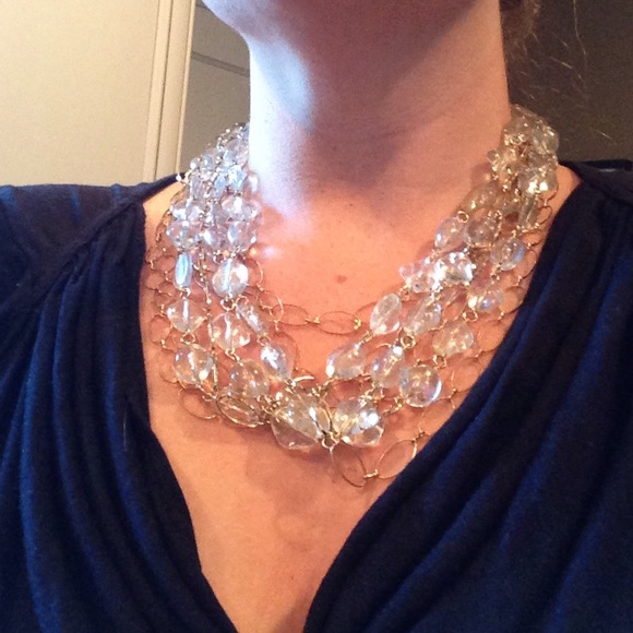 Multi strand gold necklace - Picture 2 of 2