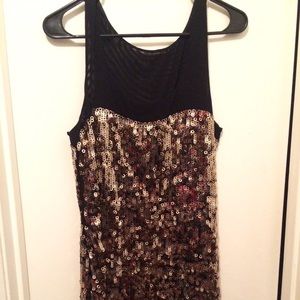 Gold, sequin party dress EXPRESS!