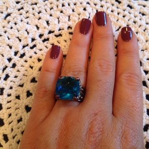 Blue stone ring