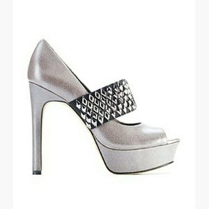 Vince Camuto Biscane Studded Open Toe Heels