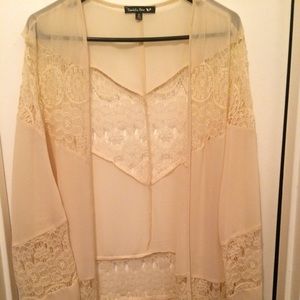 White Lace Kimono