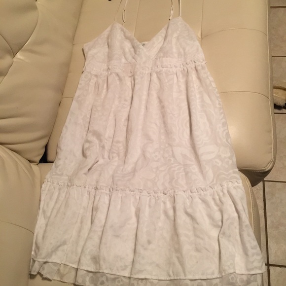 American Eagle all white sun dress