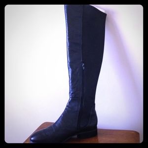 Black over the knee boots