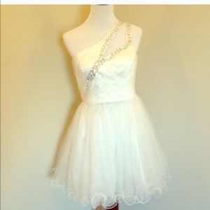 White formal dress