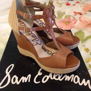 Sam Edelman Brown Wedges