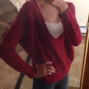 Long sleeve wide top sweater