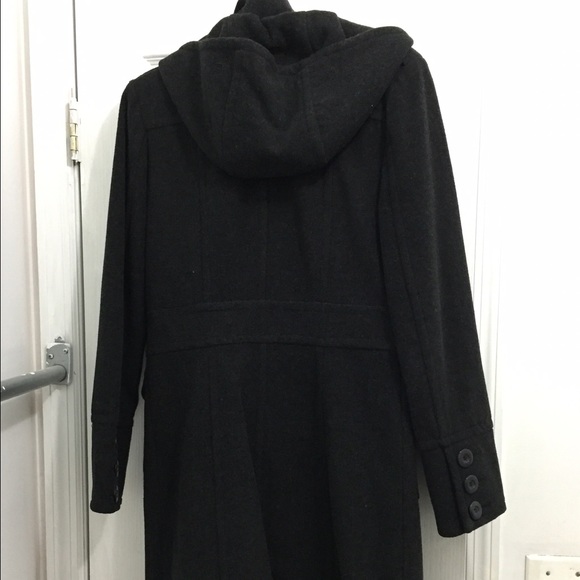 Long Heather gray peat coat. - Picture 2 of 5