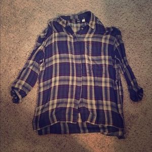 Plaid button up