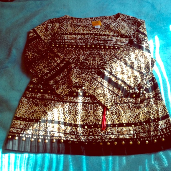 Leopardprint top