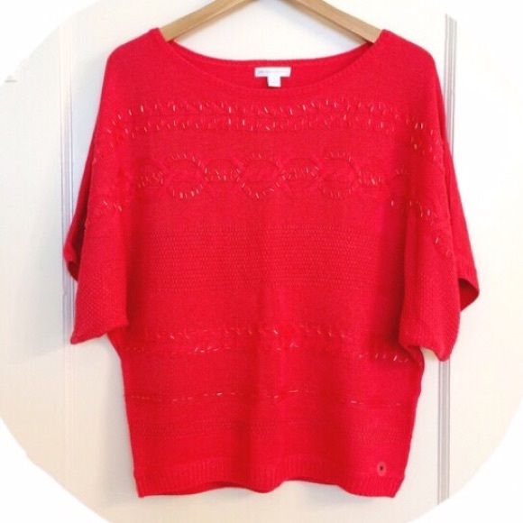 New York & Company Sweaters - Sparkly Red Sweater