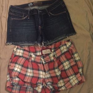 Hollister & Billabong shorts size 5