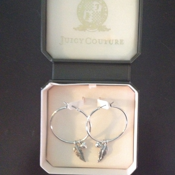 Juicy Couture hoop earrings