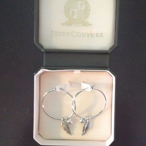 Juicy Couture hoop earrings