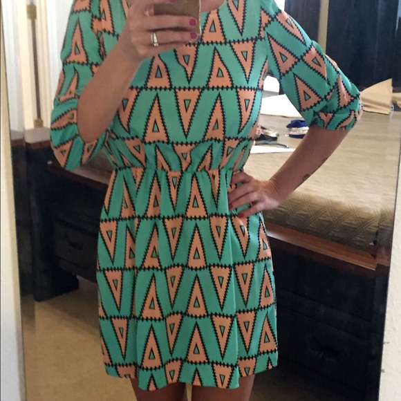 Waisted dress.