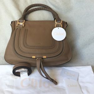 Chloe medium Marcie bag in Nut