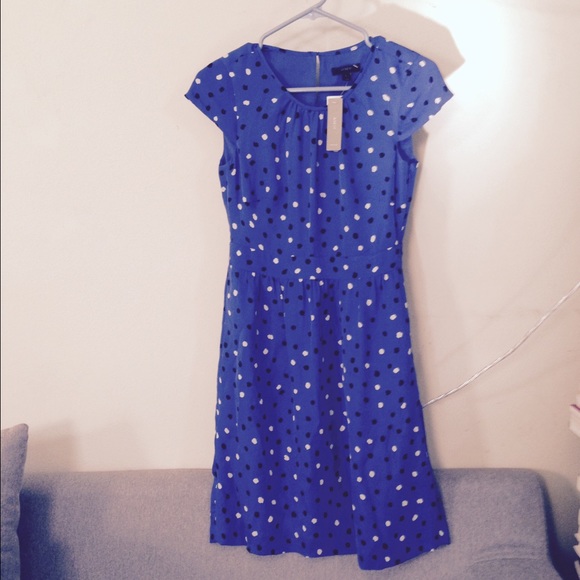 Cap sleeve blue J.Crew dress size 0