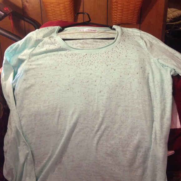 Maurice's top, mint green
