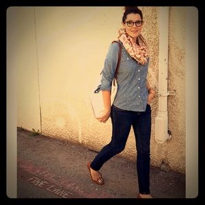 Gap Chambray button up top