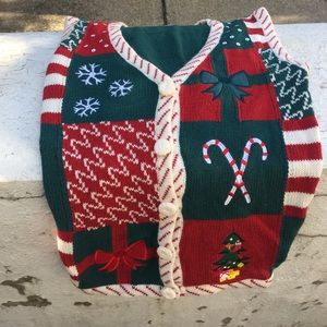 Ugly Christmas sweater vest