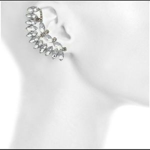 Crystal Wing Cuff Earring (Left Ear)