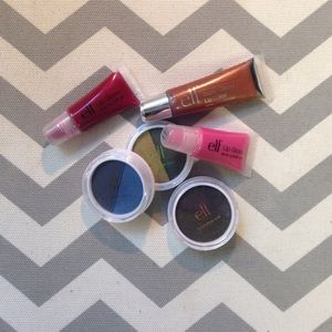 3 eyeshadow duo compacts and 3 lip glosses