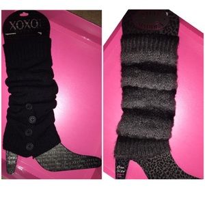 💕Bundled leg warmers (xoxo & Steve Madden); OS