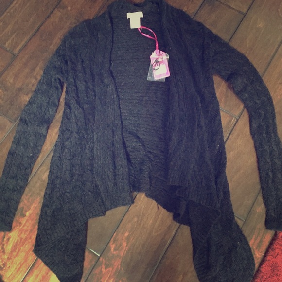 Black Sweater Cardigan