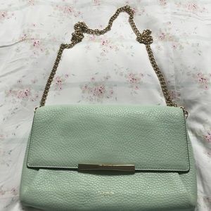 Patina green Kate Spade cross body bag